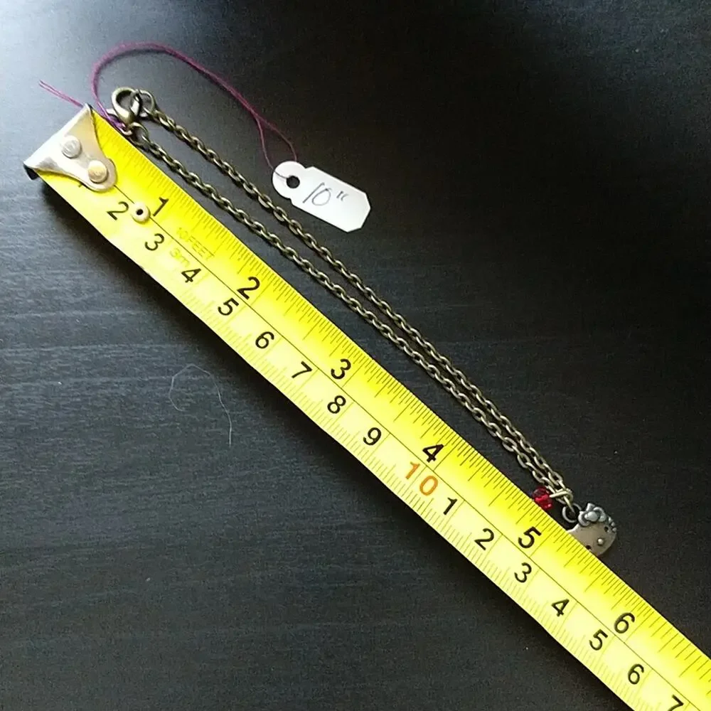 Anklet, Hello Kitty Brass 10